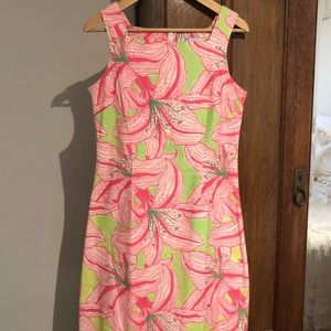 Lily Pulitzer, pink dress, size 8.